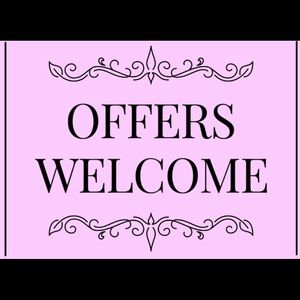 REASONABLE OFFERS WELCOMED